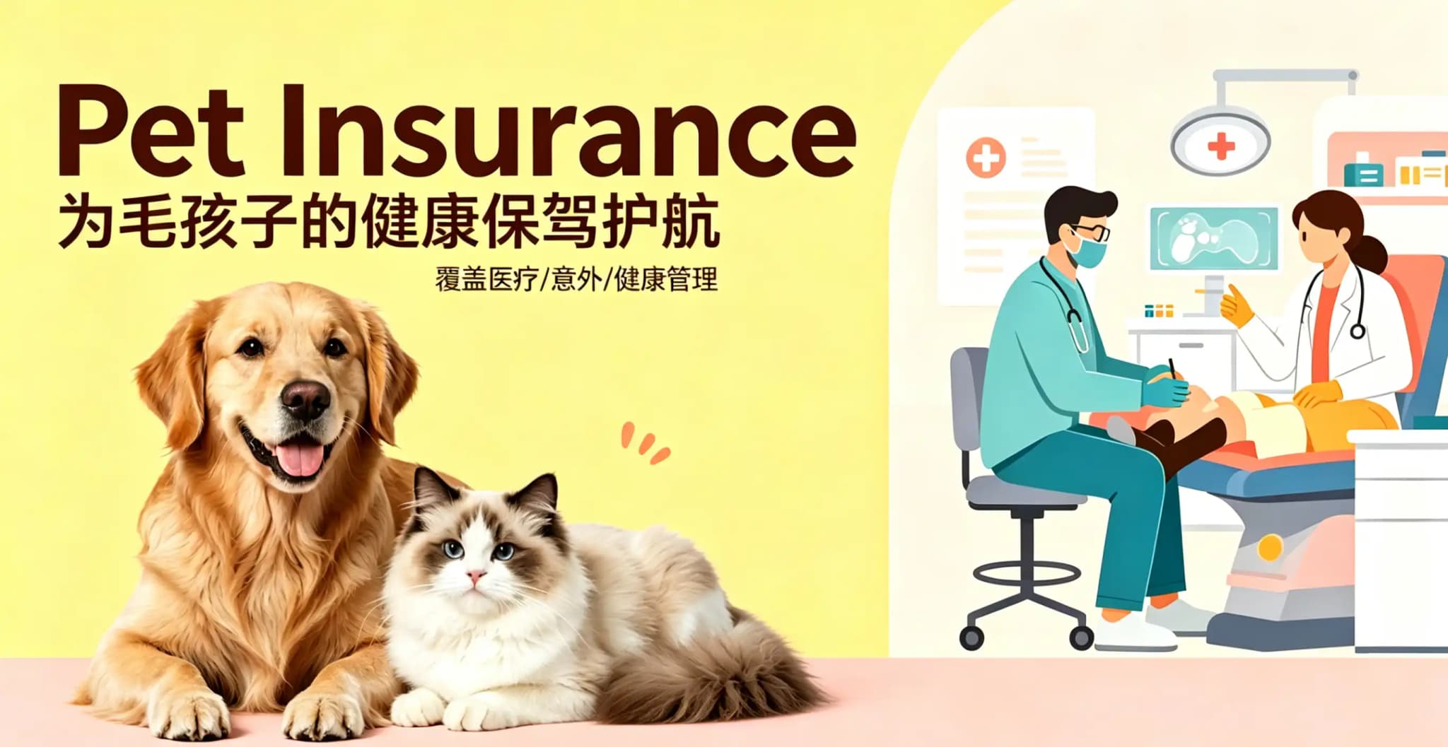 Veterinary care and pet insurance planning